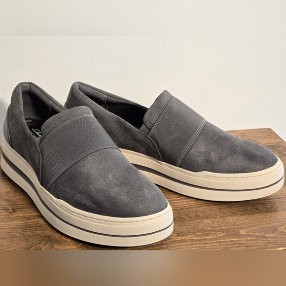 NWOT Cloudsteppers By Clarks Slip-on Audreigh Eve Sneakers Women's Size 7.5D - Picture 3 of 11